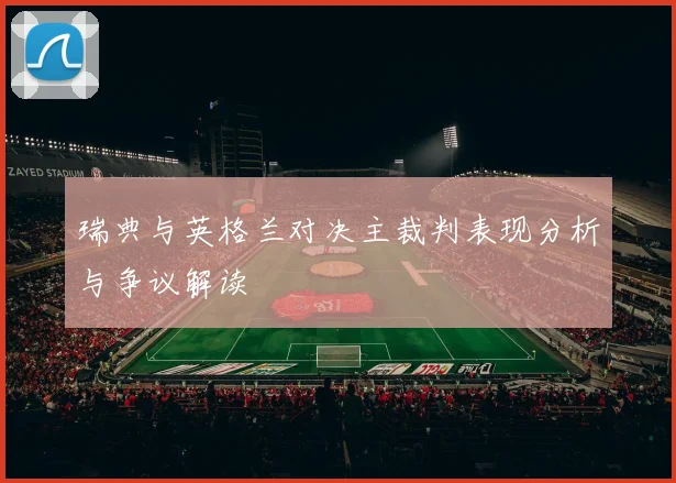 瑞典与英格兰对决主裁判表现分析与争议解读